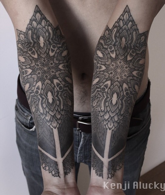 Mandala Sleeve Tattoos