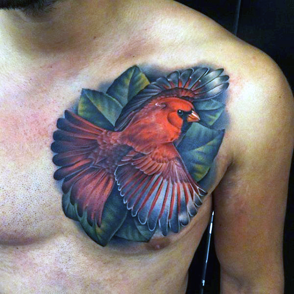 happy bird tattoos for men