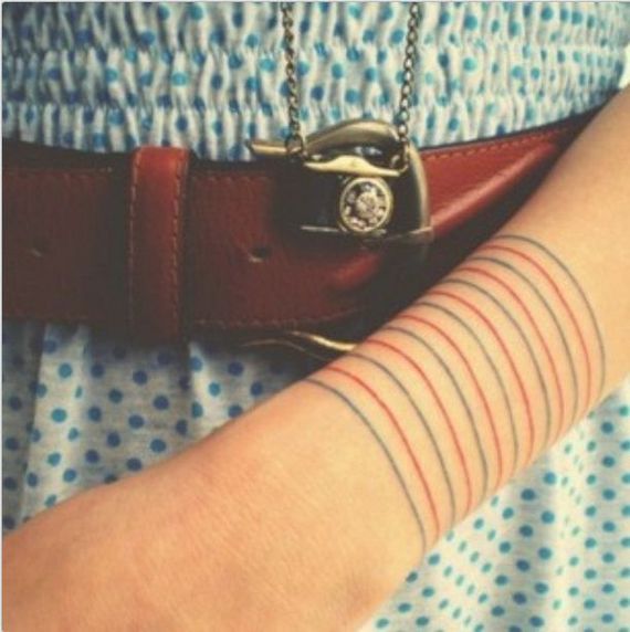 line tattoos for women