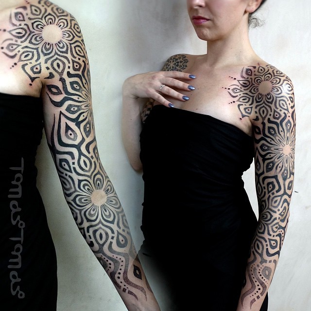 mandala-sleeve-tattoo-by-tomastomas108