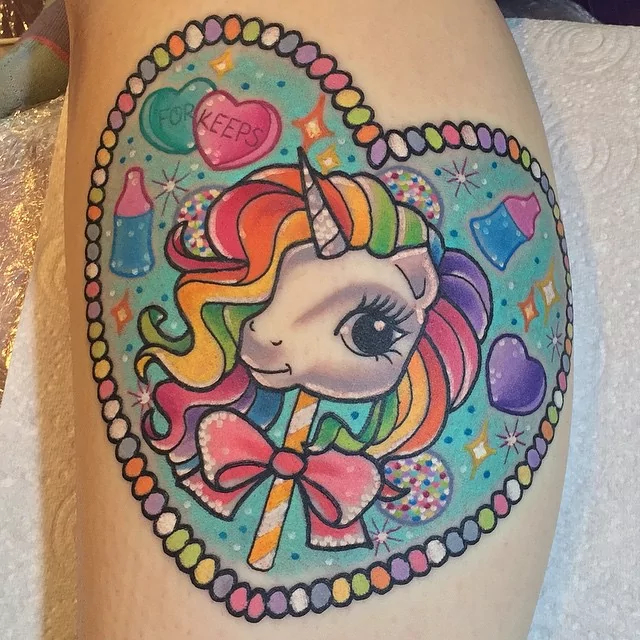 my pony tattoos for women