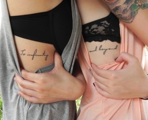 ribcage couples tattoos