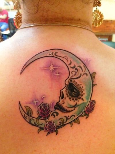 sugar-skull-moon-halloween-tattoo