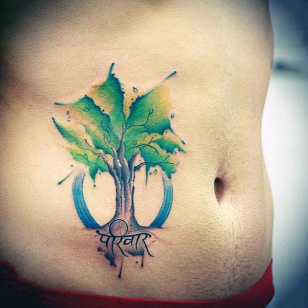 tree tattoo for men