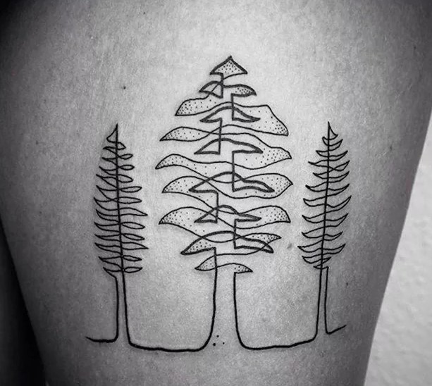 tree tattoos for women