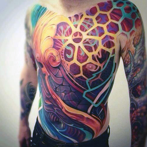 trippy tattoos for men