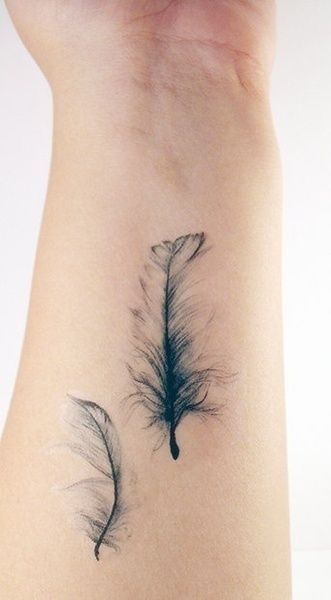 wrist feathers