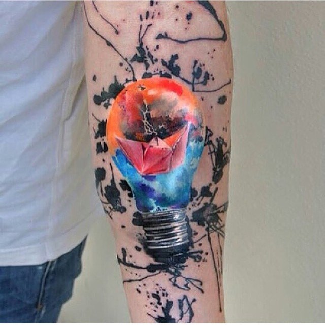 Watercolor Tattoos By Ondrash