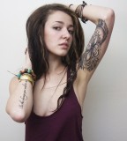 Girl tattoo wallpaper