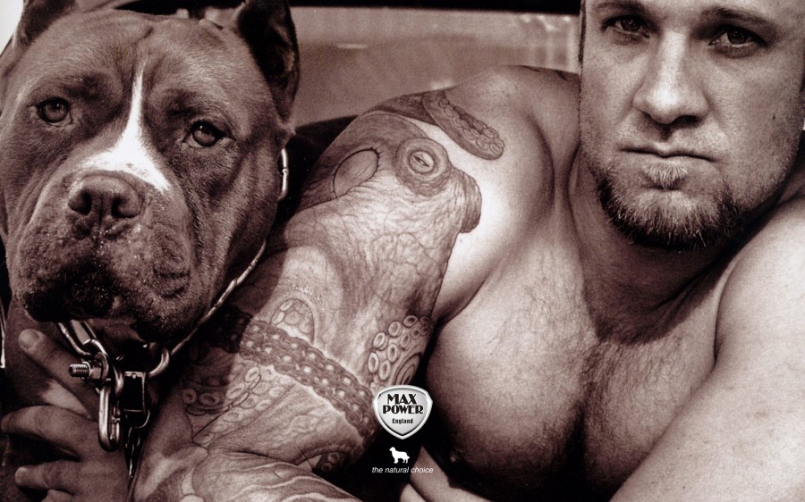 Men Tattoo designs big dog