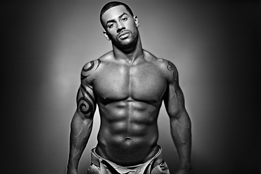 Men Tattoo designs black six pack