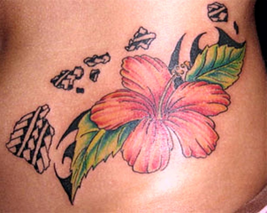 flower designs for tattoos color flower