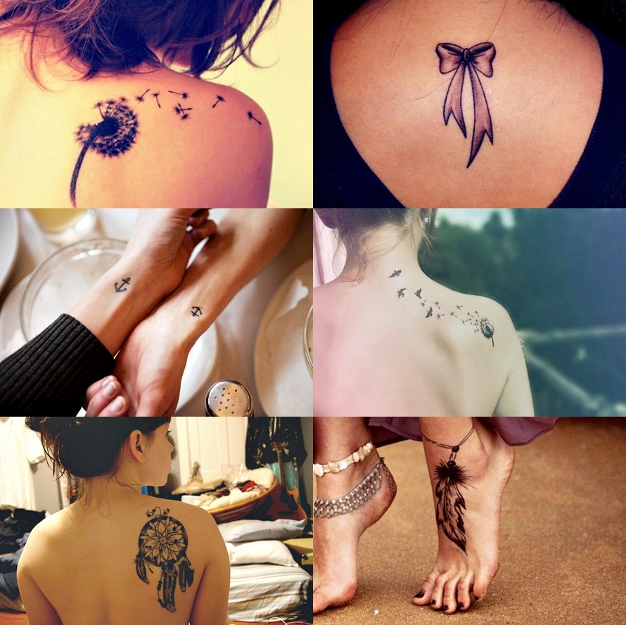 small tattoo designs collage