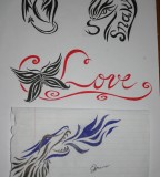 small tattoo designs on paper