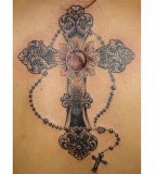 tattoo cross designs rossary