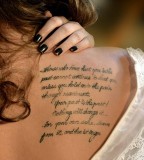 women tattoo designs words