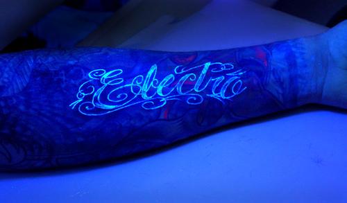 blacklight tattoo electric