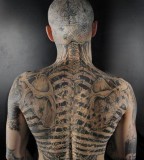 all body tattoo for man zombie boy