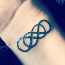 energy tattoo balance double infinity symbol