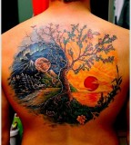 energy tattoo yin yang nature