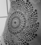 fractal tattoo beautiful like flower tattoo