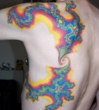 fractal tattoo psychodelic