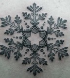 fractal tattoo snowflake