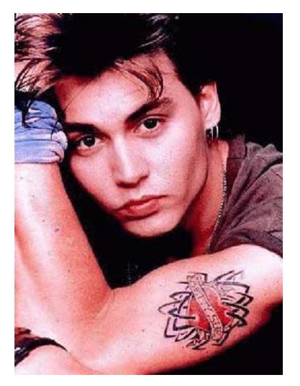 johnny depp tattoo betty sue