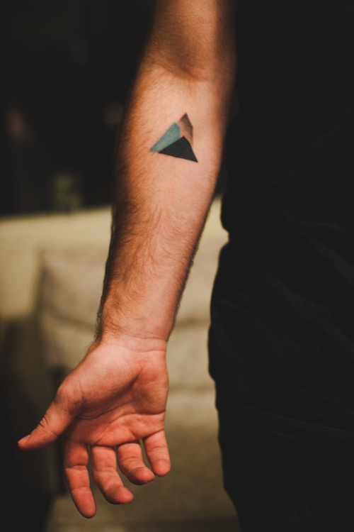 travel tattoo mountains