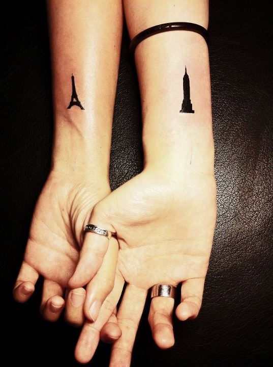 travel tattoo paris