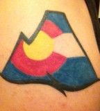 colorado mountain tattoo