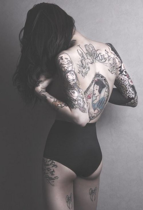 fairytale tattoo snow white