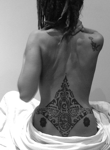 maori tattoo for girl back tattoo