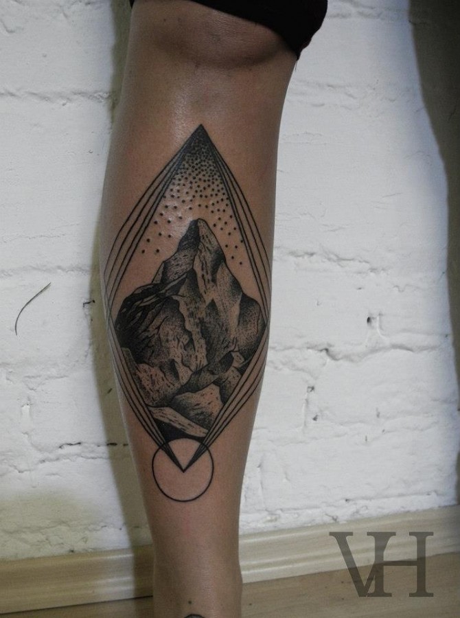 mountain tatto by valentin hirsch