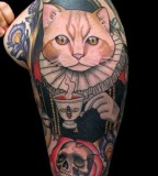 shakespeare cat tattoo