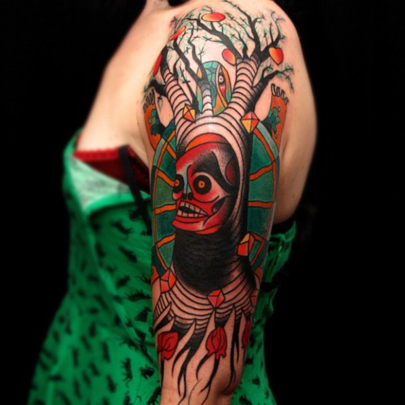 tree of life tattoo by jimmy duvall