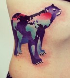 sasha unisex tattoo bear