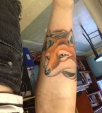 Adorable fox tattoos