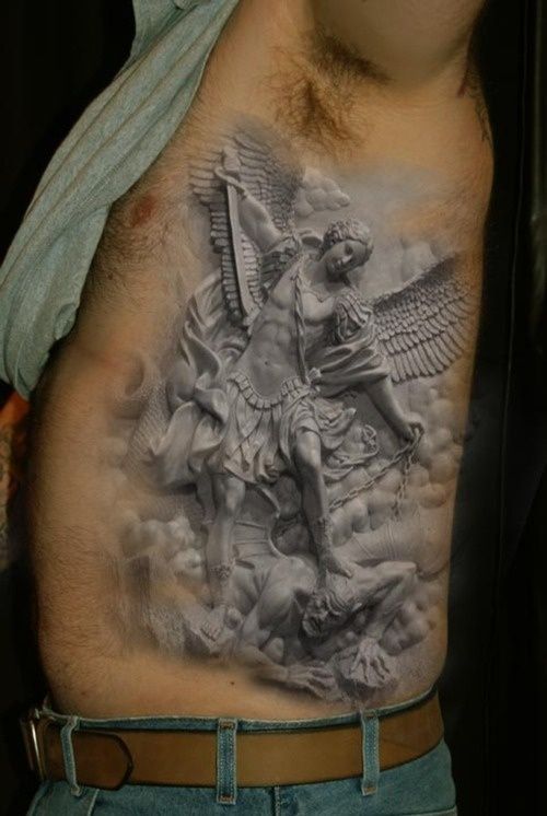 Angels 3D tattoo