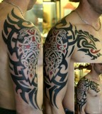 Arm tattoo by Dimon Taturin