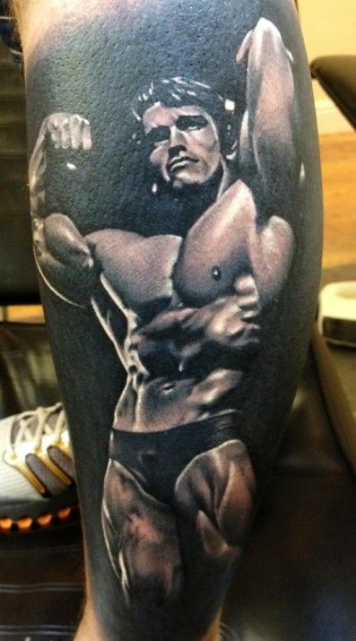 Arnold Schwarcneger tattoo