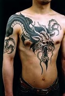 Awesome dragon tattoo