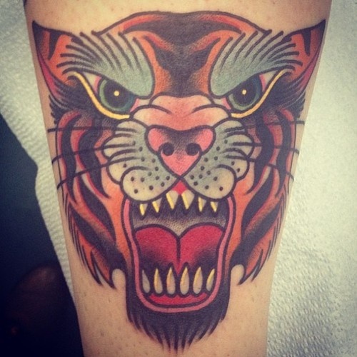 Awesome tiger tattoo