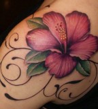 Beautiful flowers tatoo design