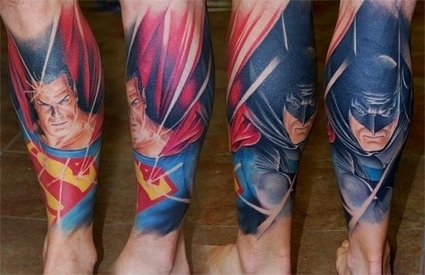 Comic tattoo