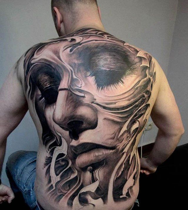 Craziest 3D tattoo