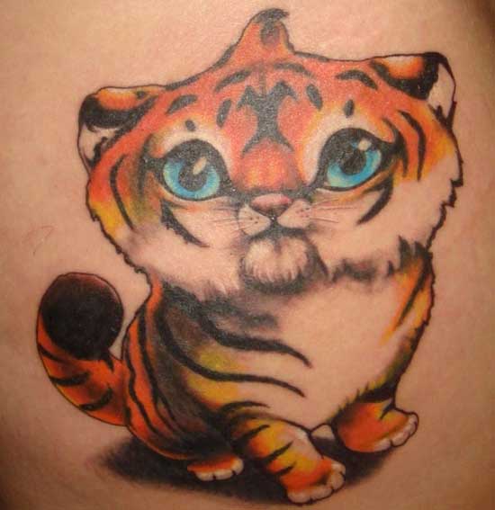 Cute animals tattoo