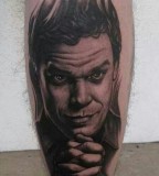 Dexter tattoo by Bob Tyrell