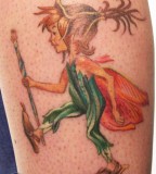Fairy boy fairy tale tattoo
