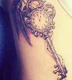 Fairytale key tattoo